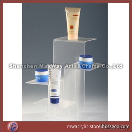 Frosted Elegant Acrylic Makeup Display Stand